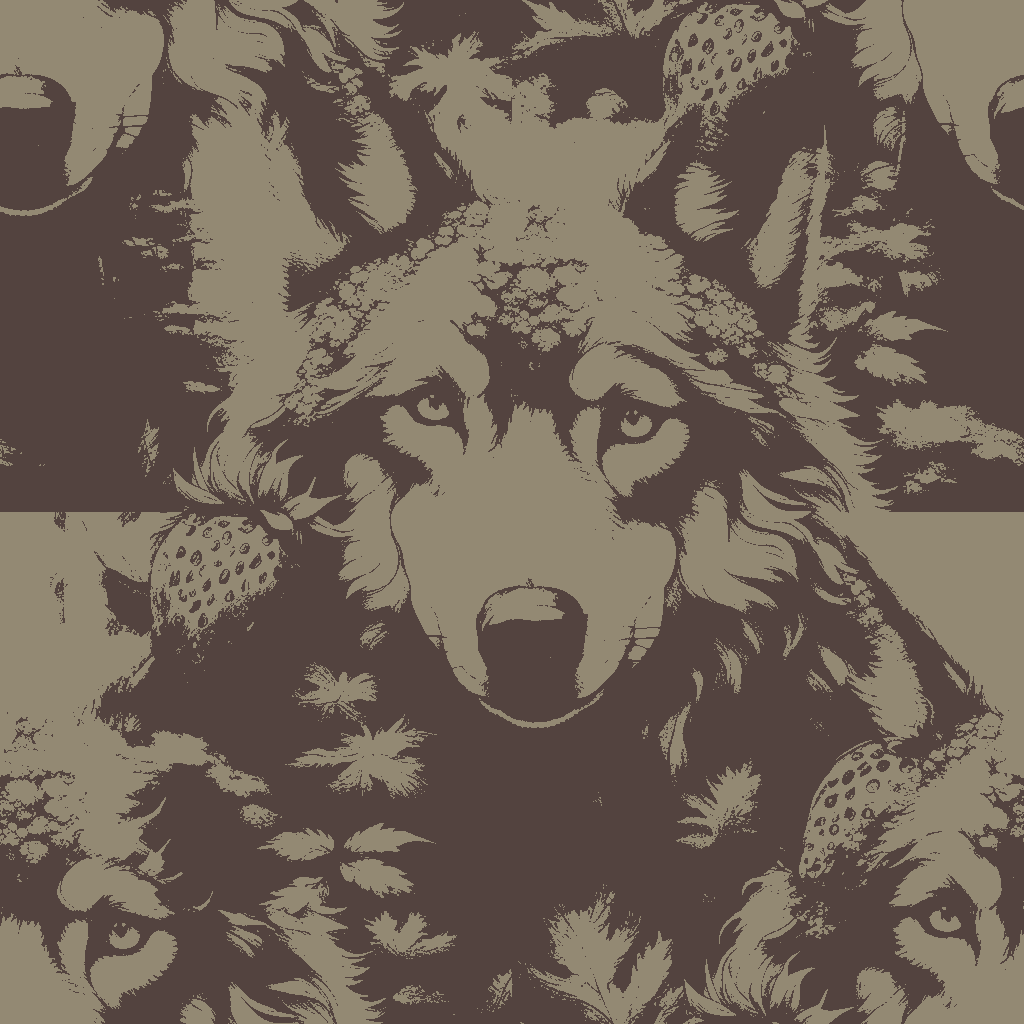 Wolves Repose in Claret