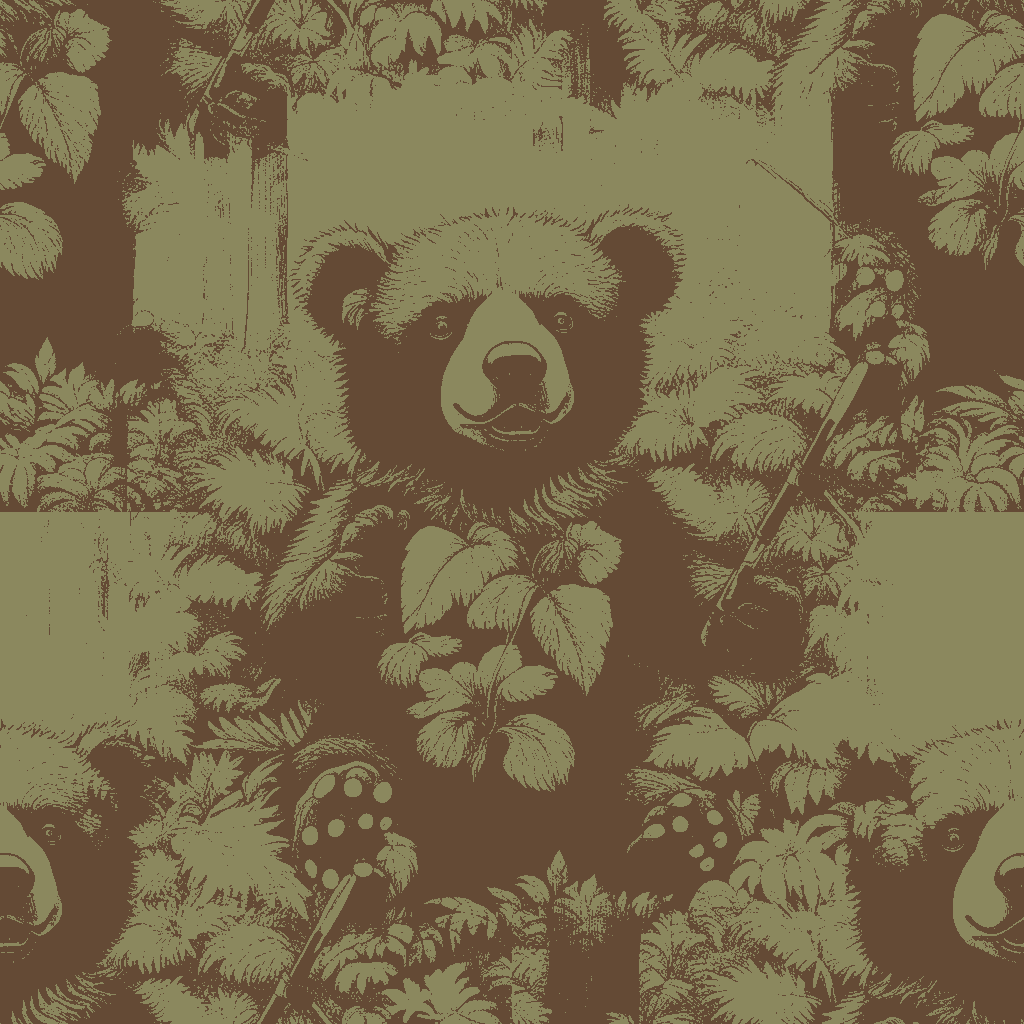 Bears Lullaby in Olive