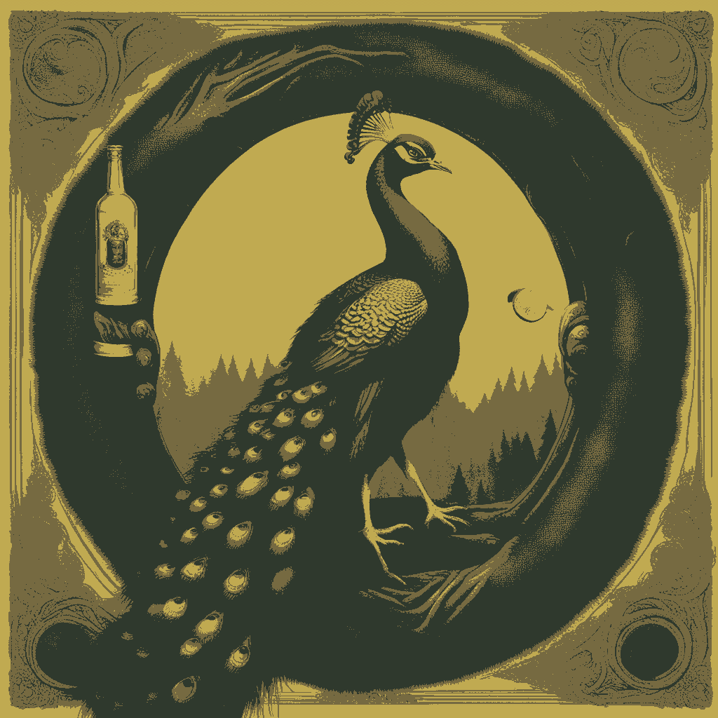 Peacocks Spree in Bottle Green