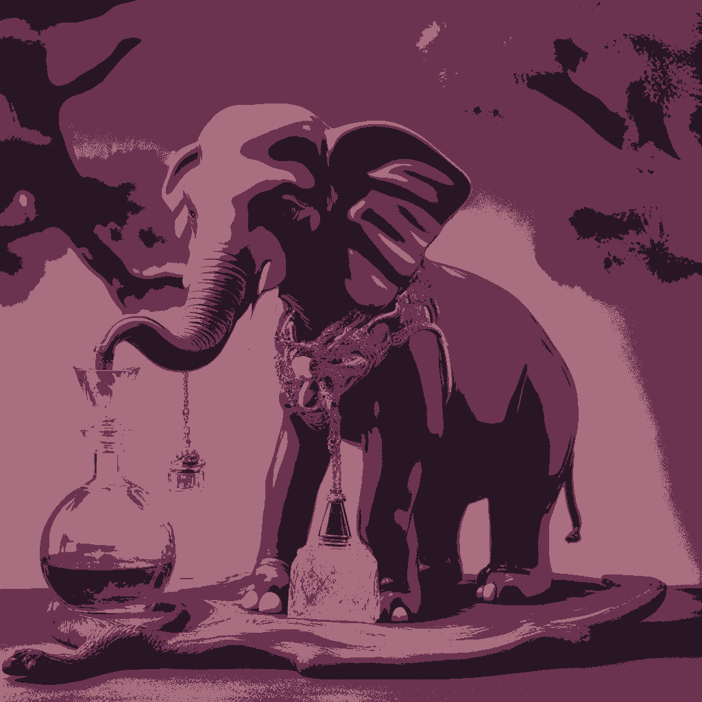 Elephants Toast in Damson