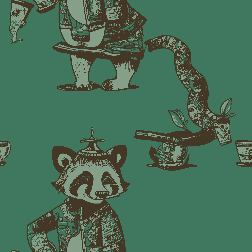 Pandas Saunter in Sage