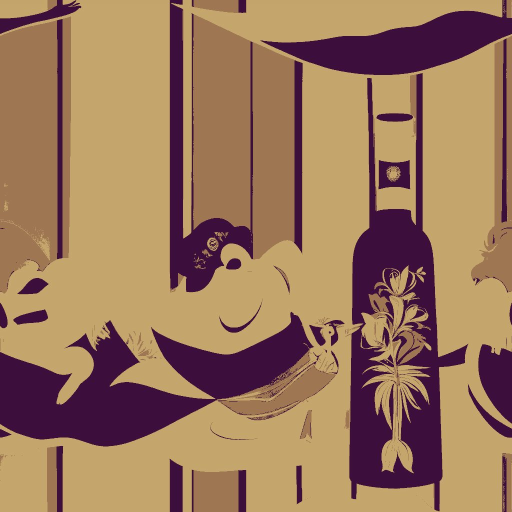 Frogs Tipple in Honey
