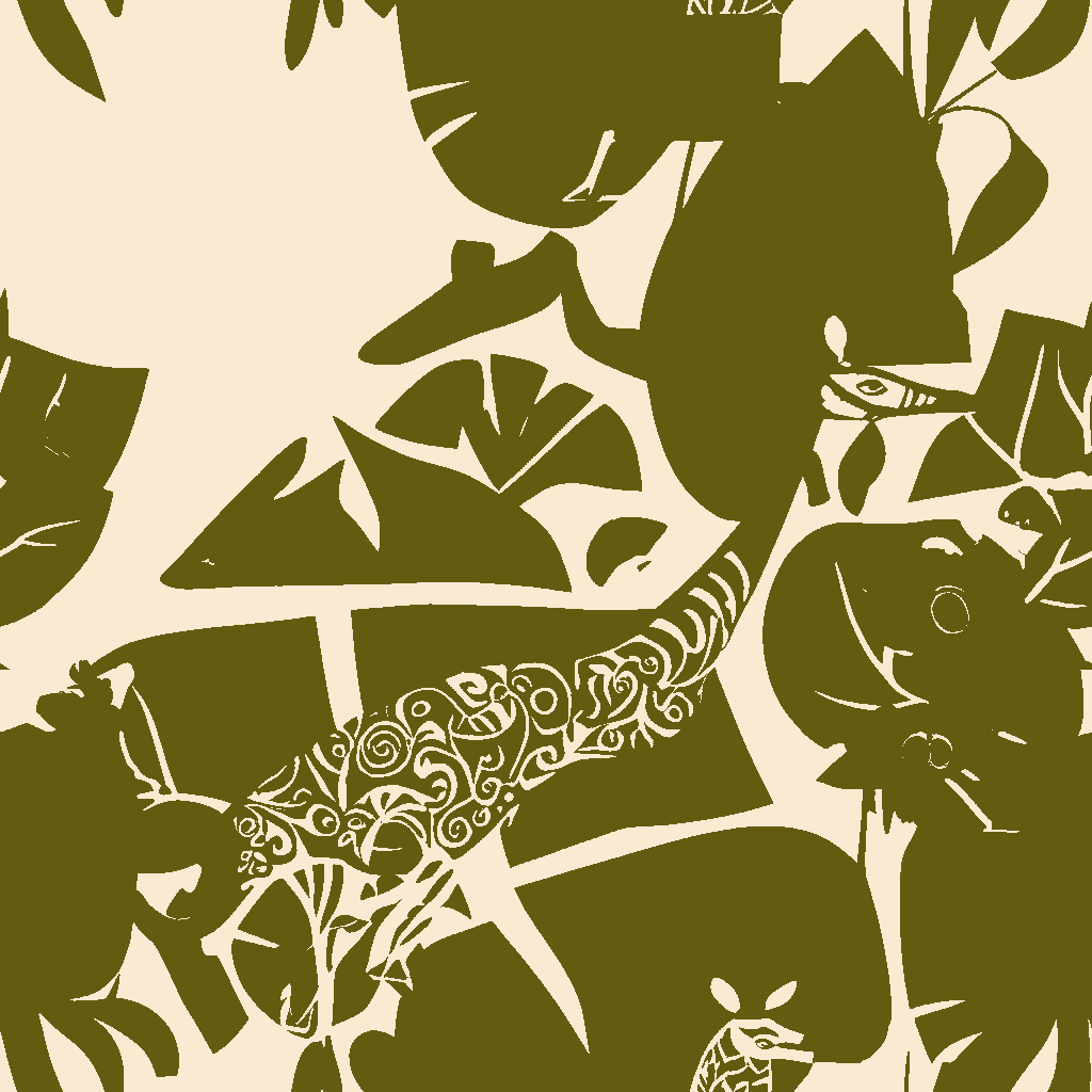 Giraffes Toast in Ochre