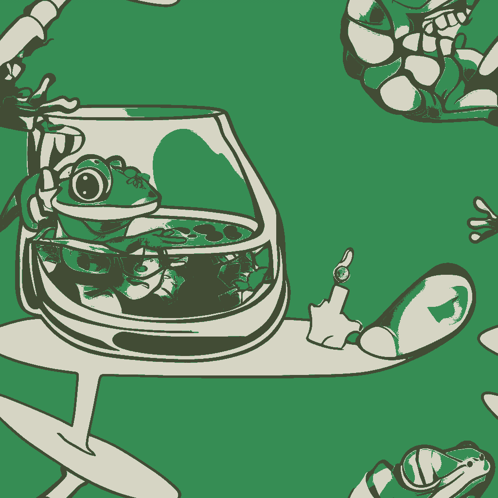 Frogs Soirée in Sage