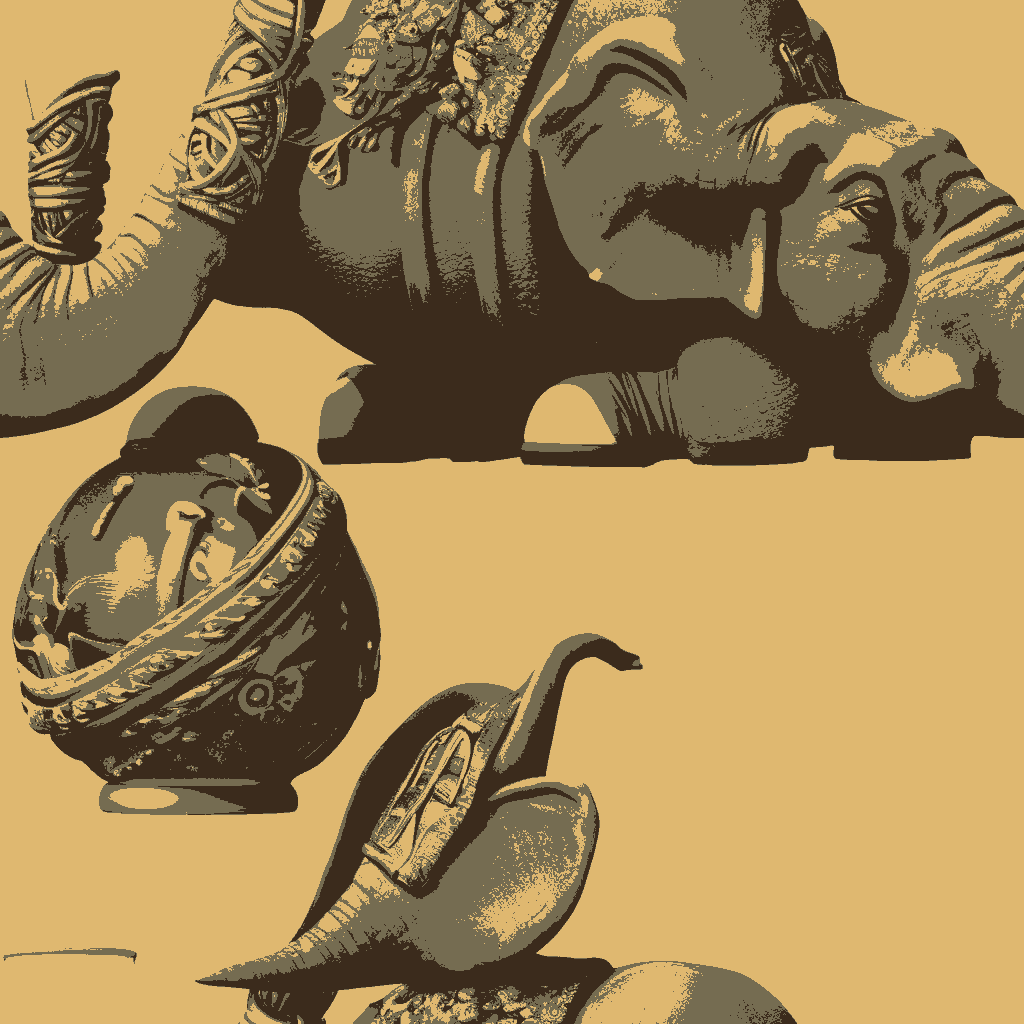 Elephants Revel in Chamois