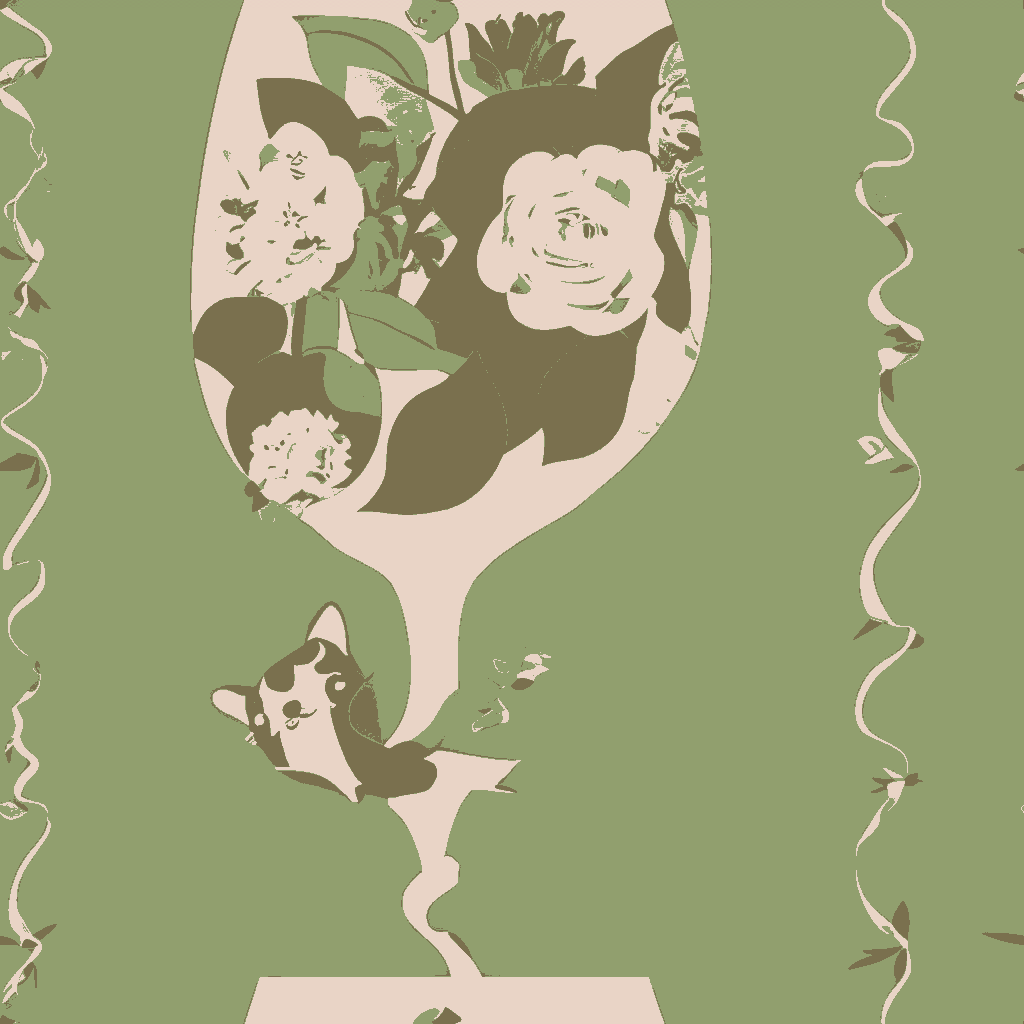 Cats Bacchanal in Olive