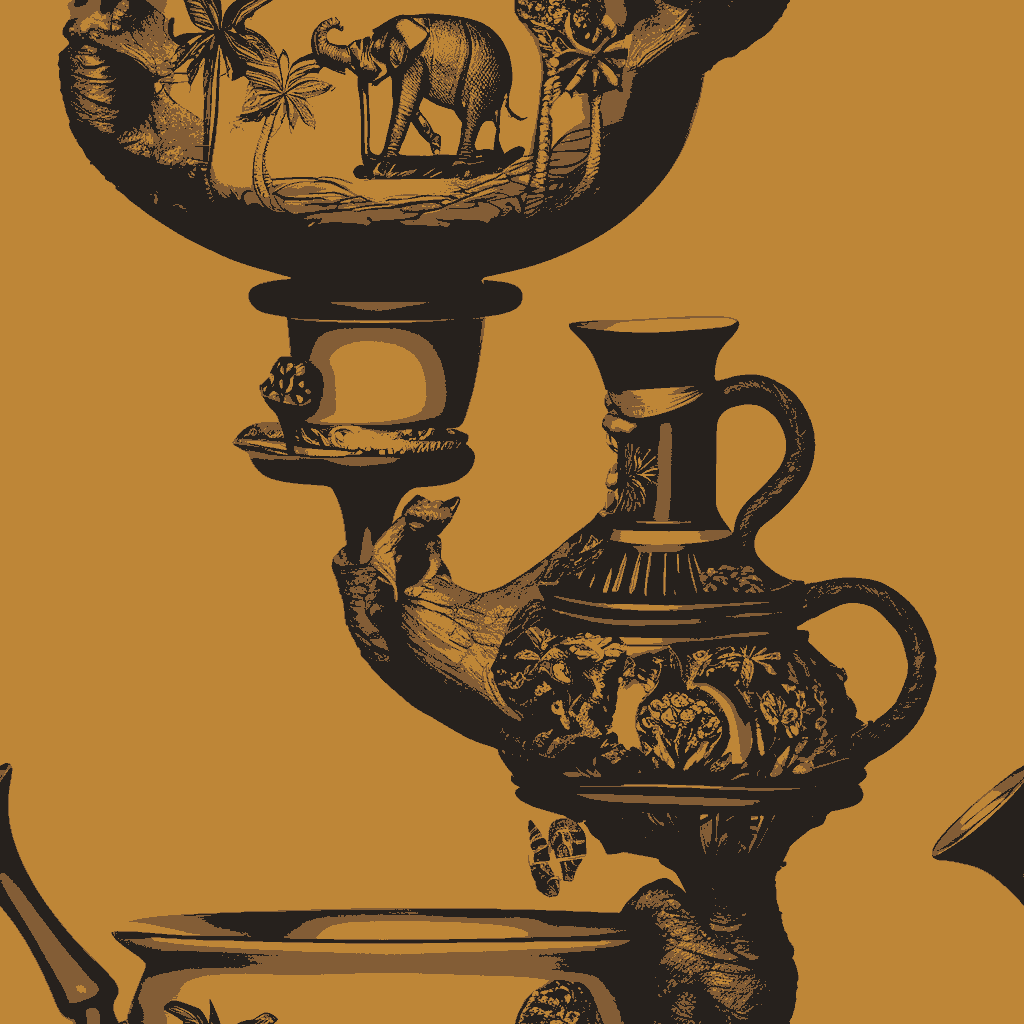 Elephants Toast in Honey