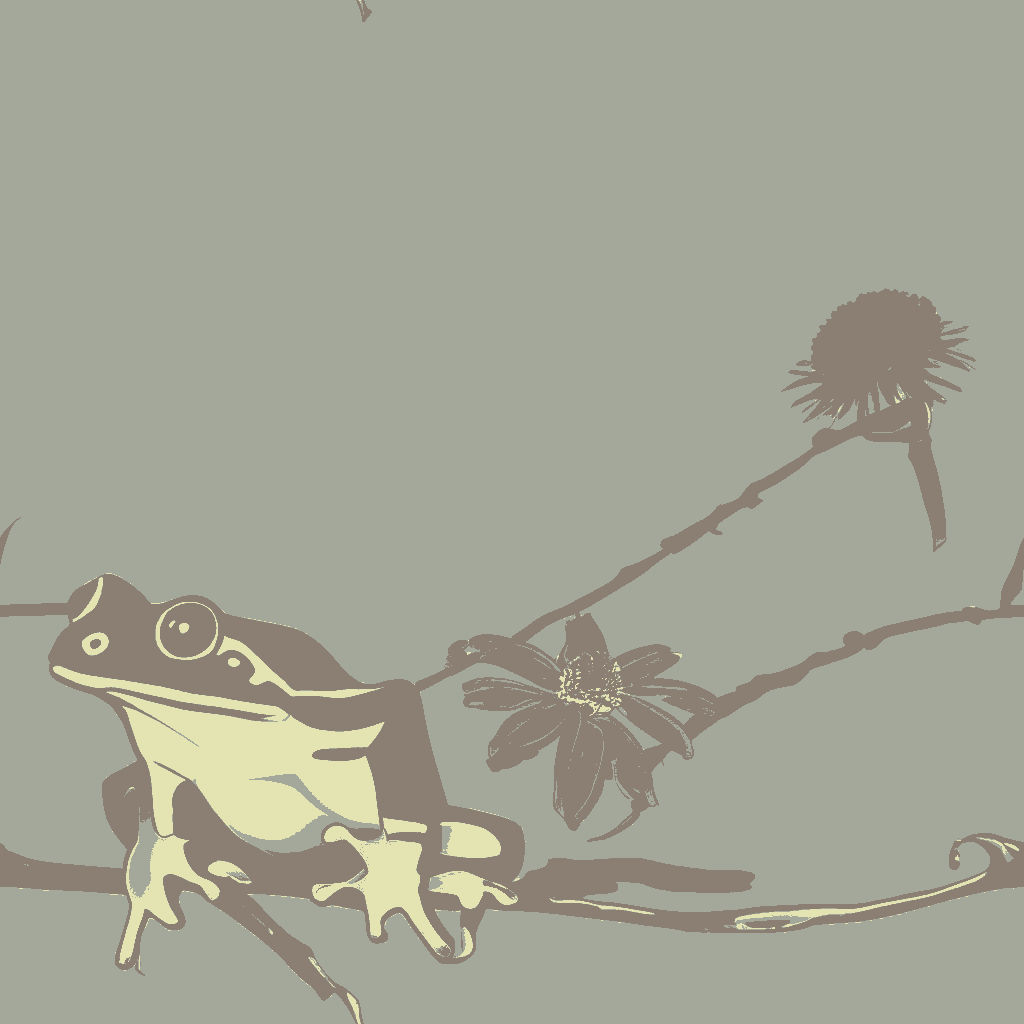 Frogs Tipple in Greige