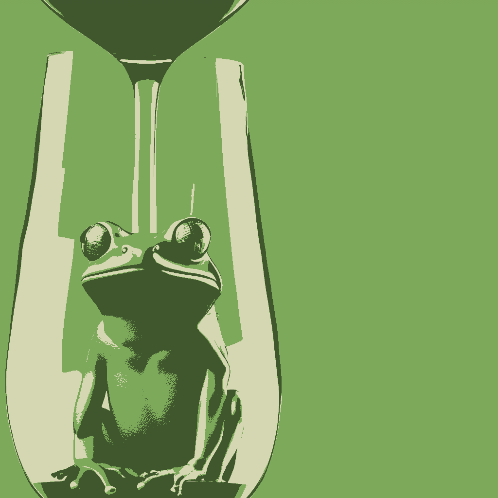 Frogs Toast in Sage