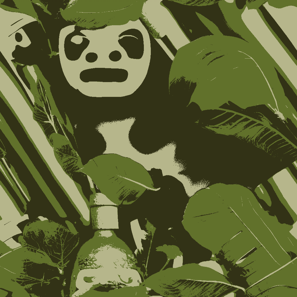 Pandas Carouse in Loden