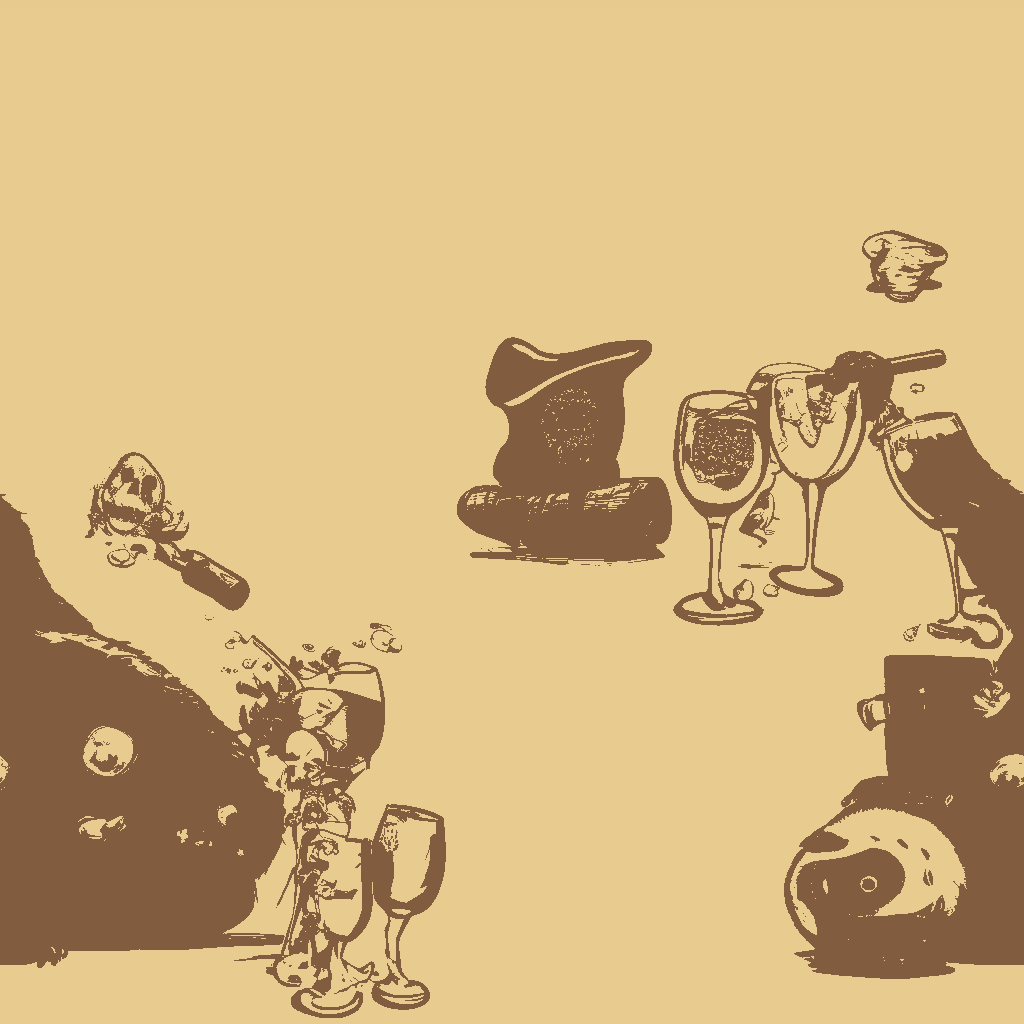 Sloths Tipple in Chamois