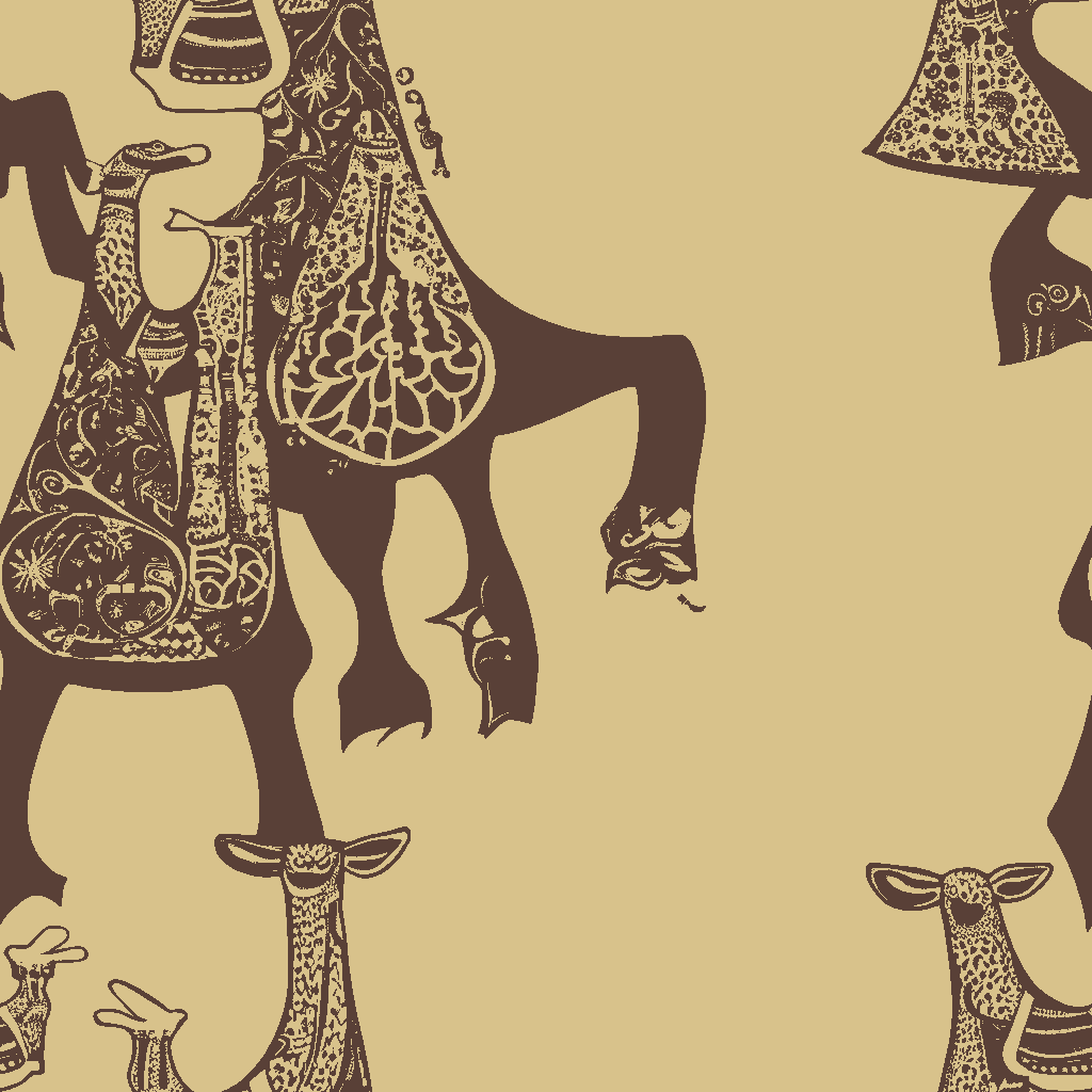 Giraffes Bacchanal in Chamois