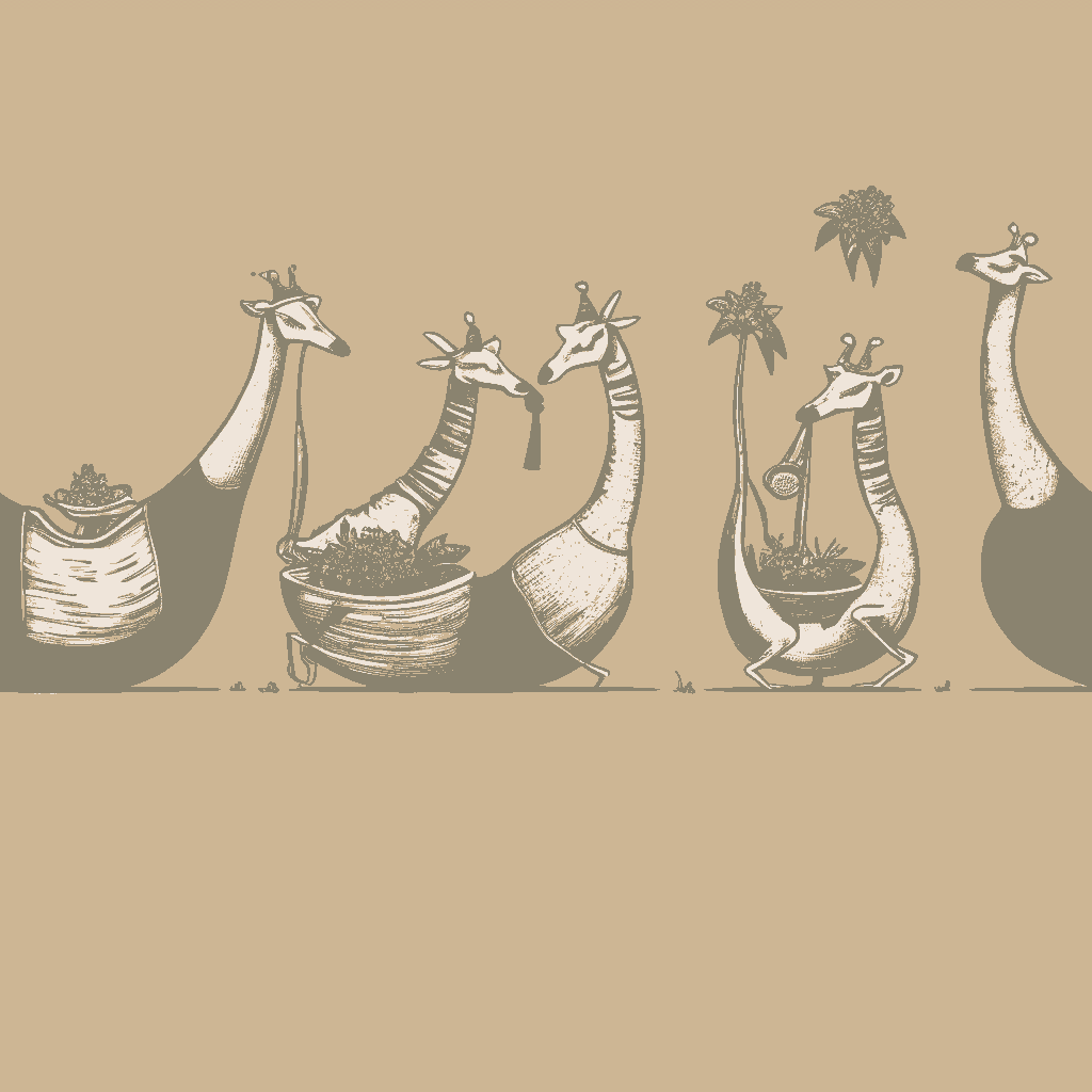 Giraffes Folly in Chamois