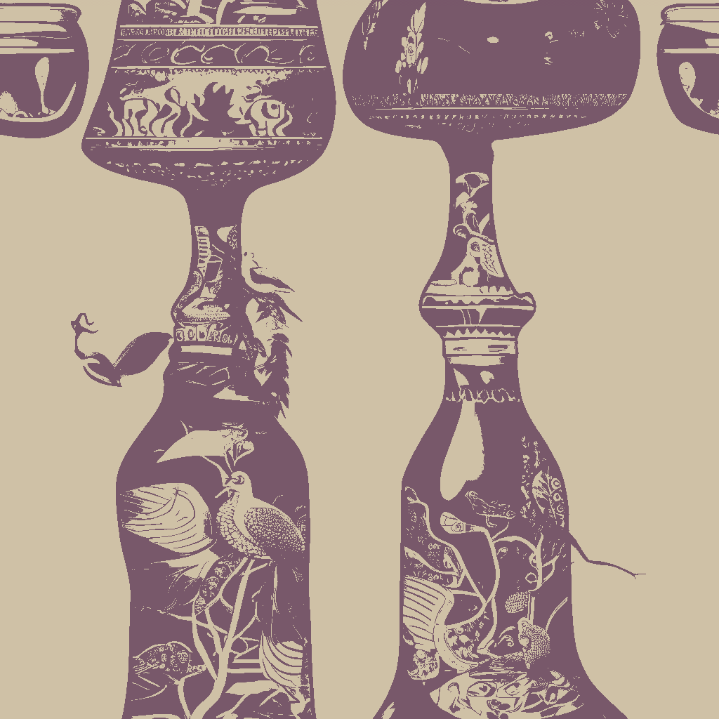 Peacocks Tipple in Chamois