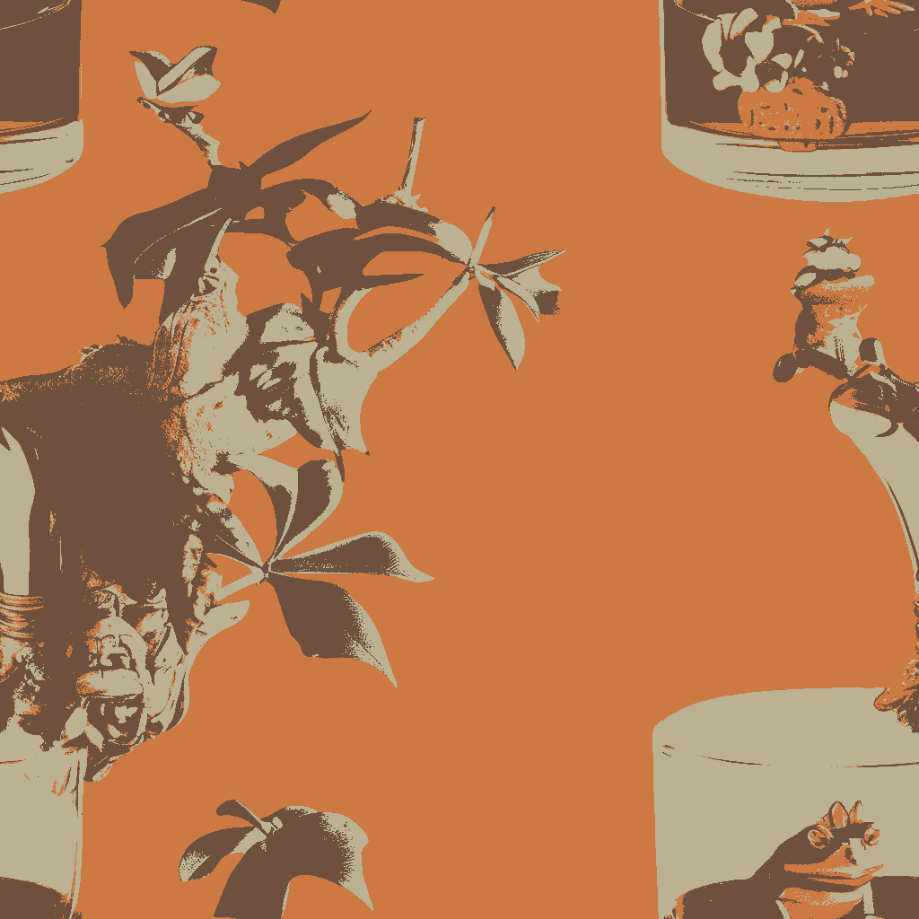 Frogs Tipple in Amber