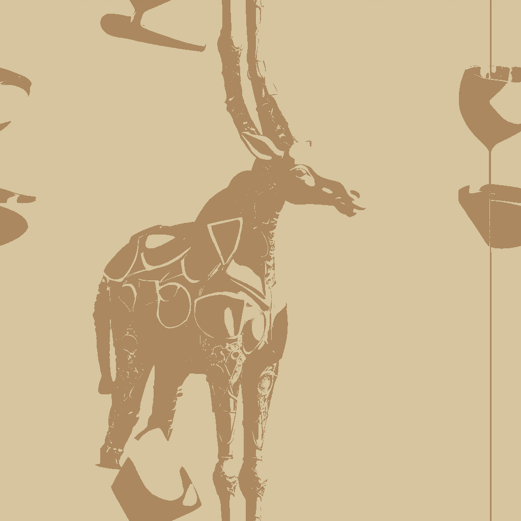 Giraffes Toast in Chamois