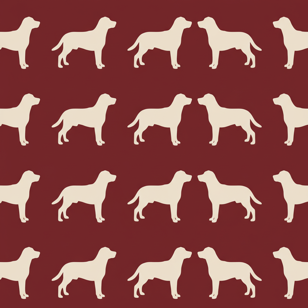 Labradors Folio in Garnet