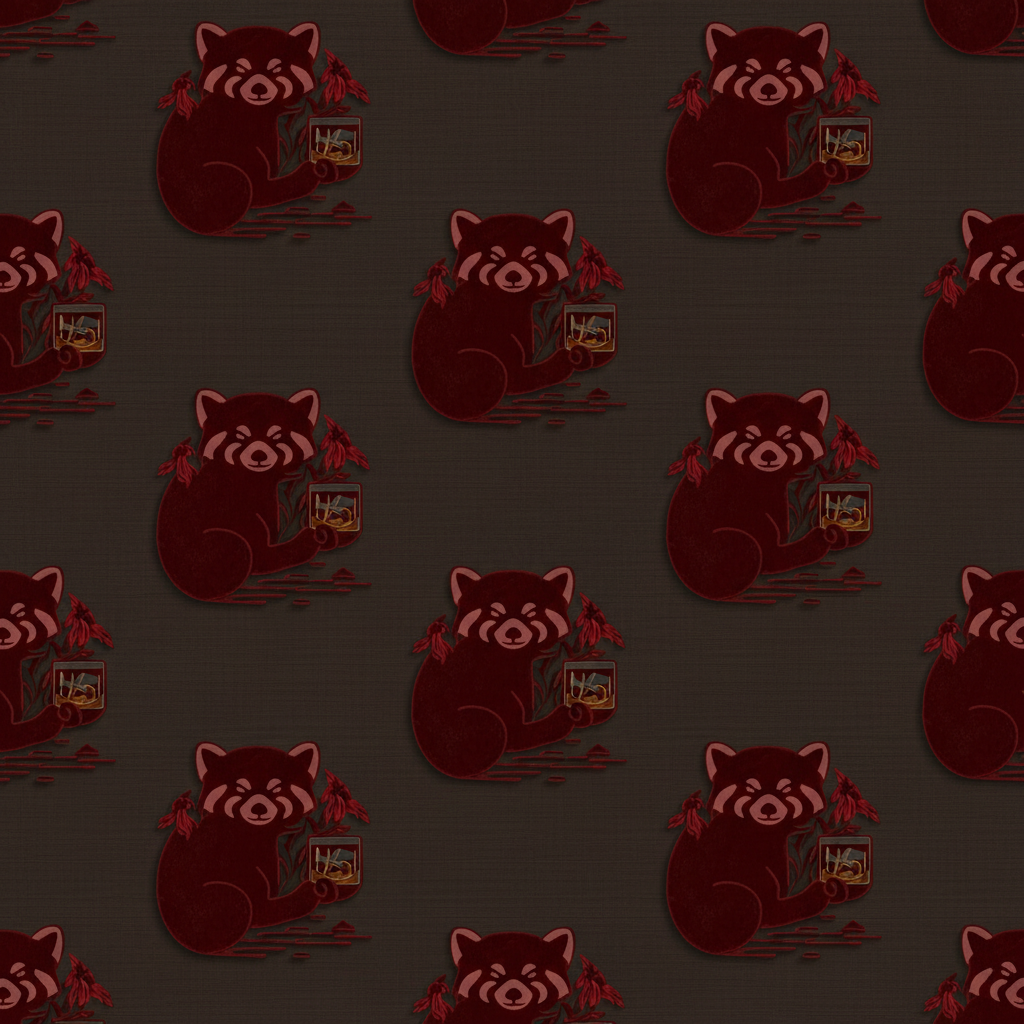 Pandas Spree in Oxblood