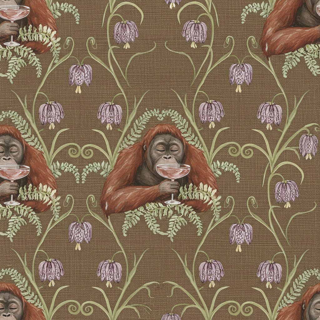 Orangutans Revel in Oxblood