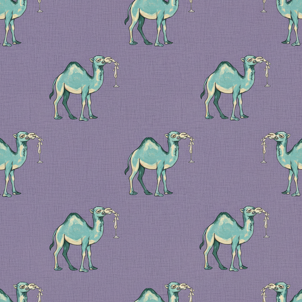 Camels Toast in Wisteria