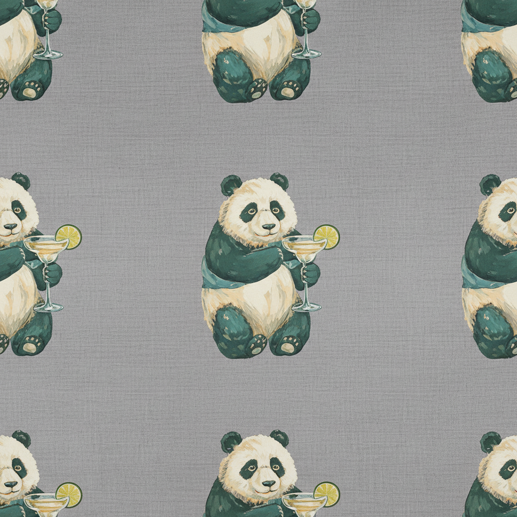 Pandas Nightcap in Pewter
