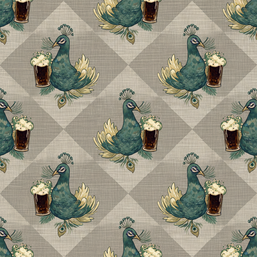 Peacocks Toast in Bottle Green