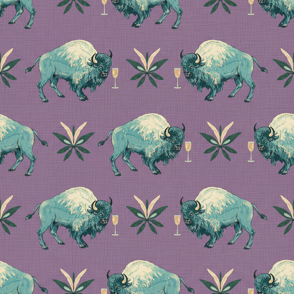 Bison Folly in Mauve