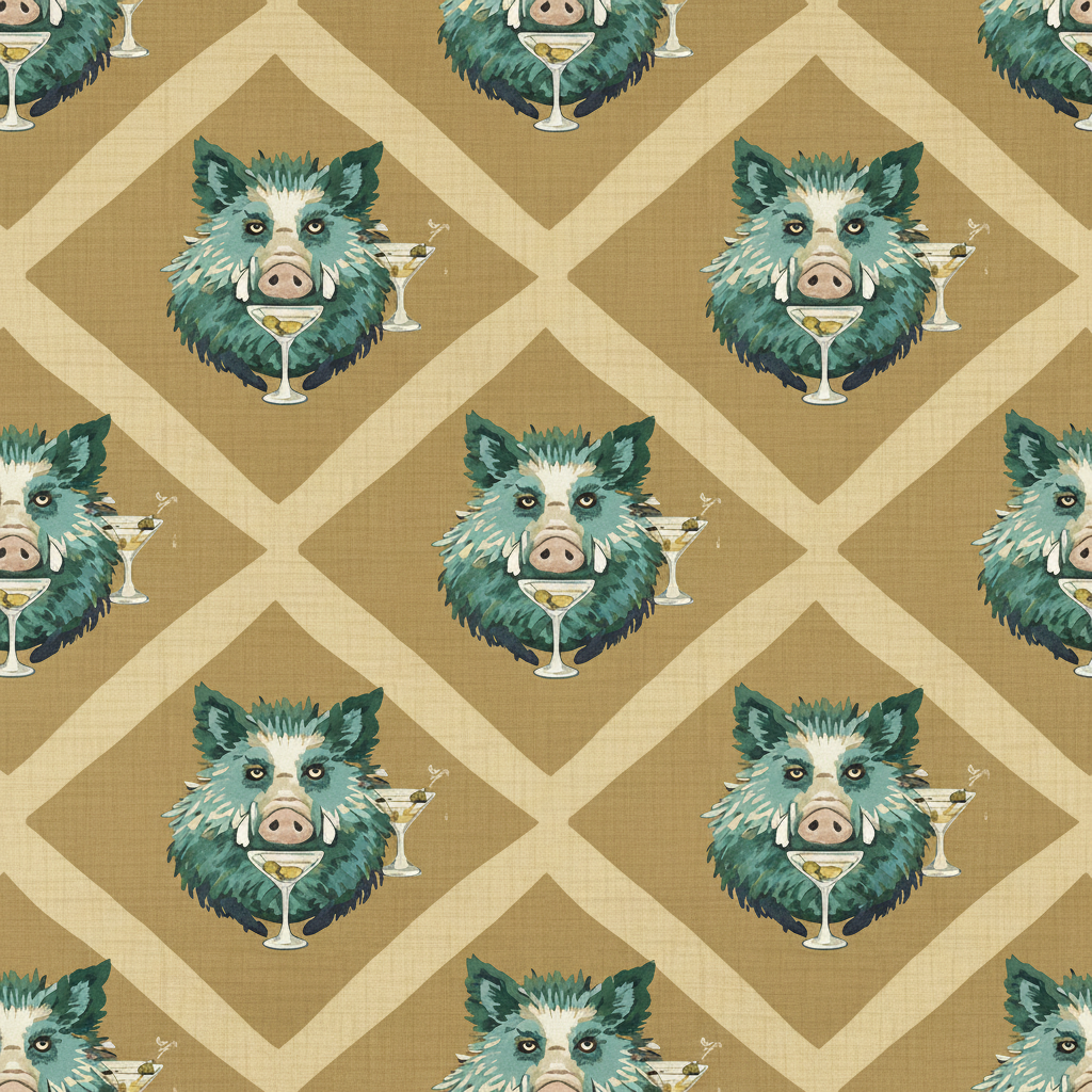Boars Carouse in Chamois