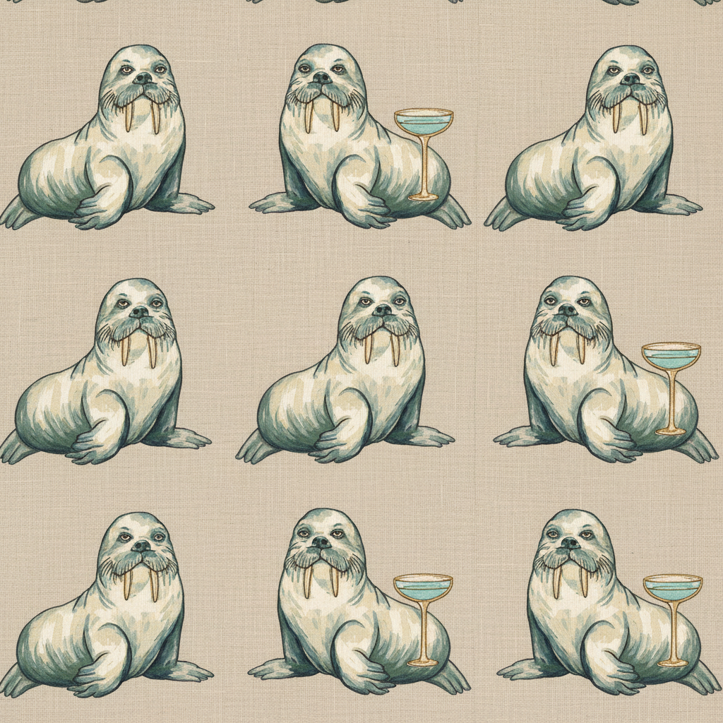 Walruses Soirée in Pewter