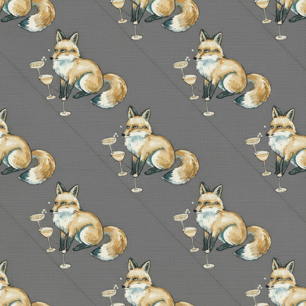Foxes Nightcap in Charcoal