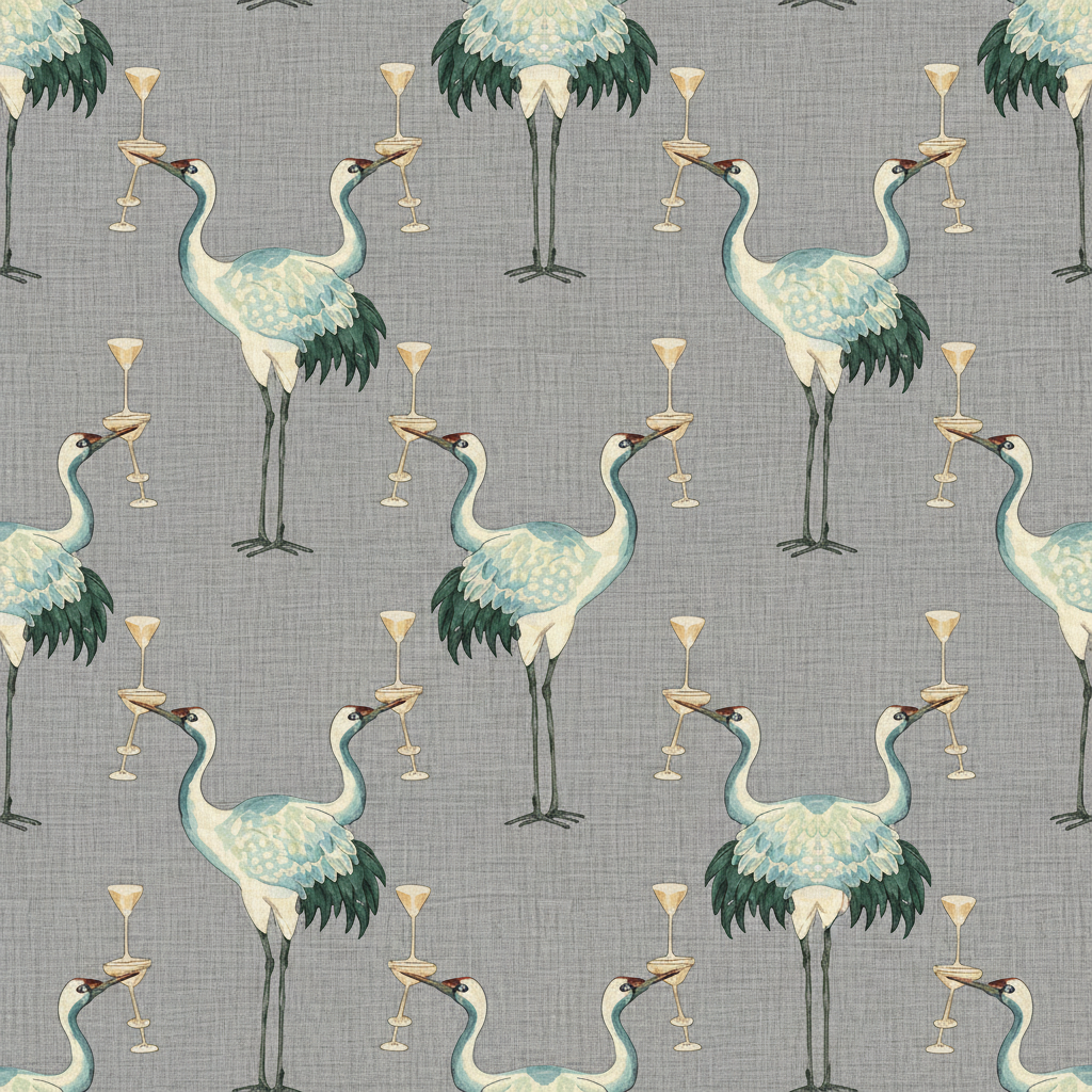 Cranes Spree in Alabaster