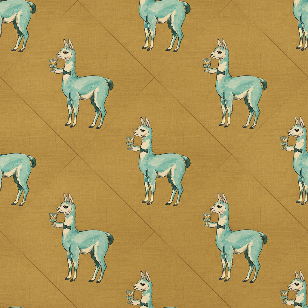 Llamas Bacchanal in Honey