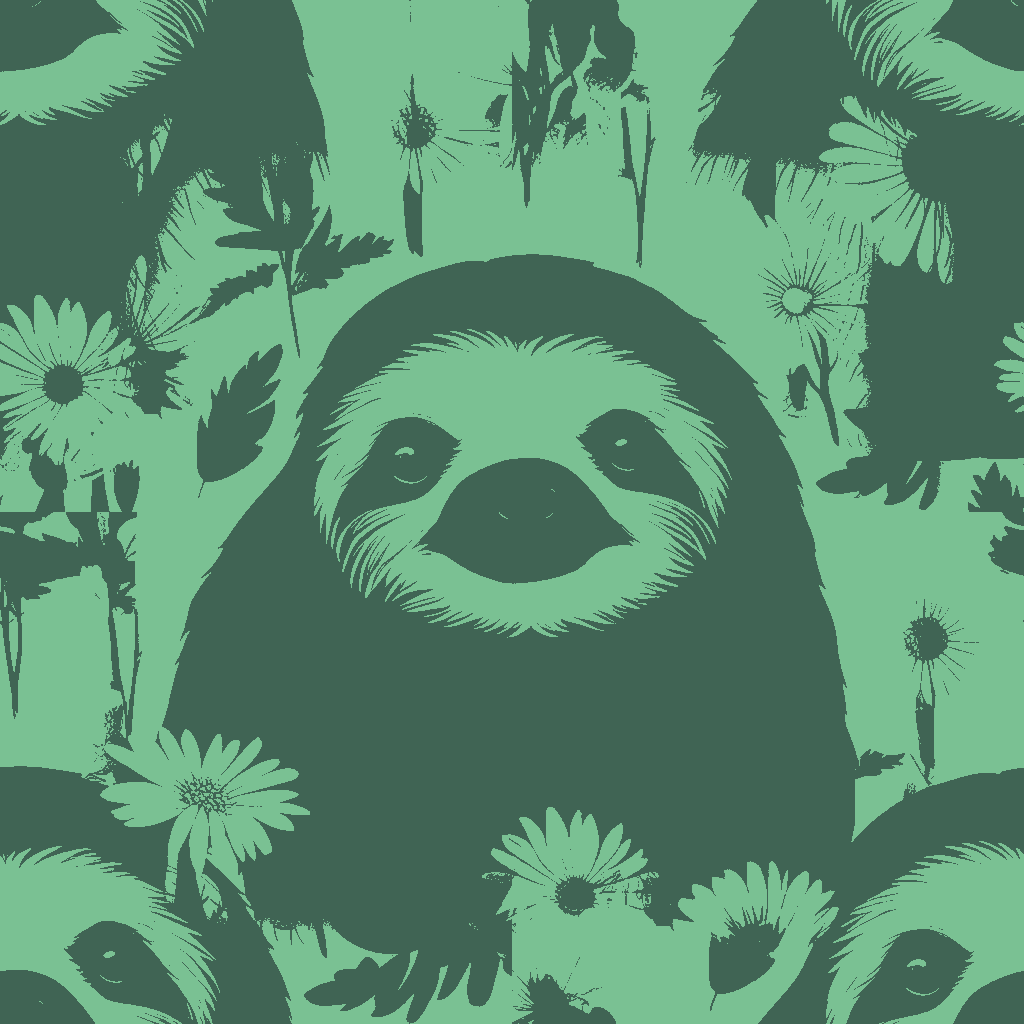 Sloths Daydream in Amber