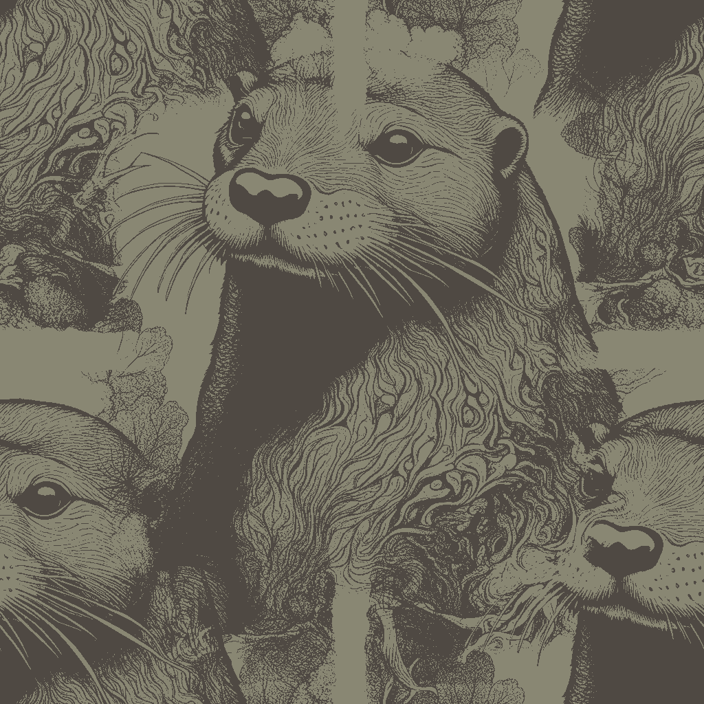 Otters Daydream in Claret