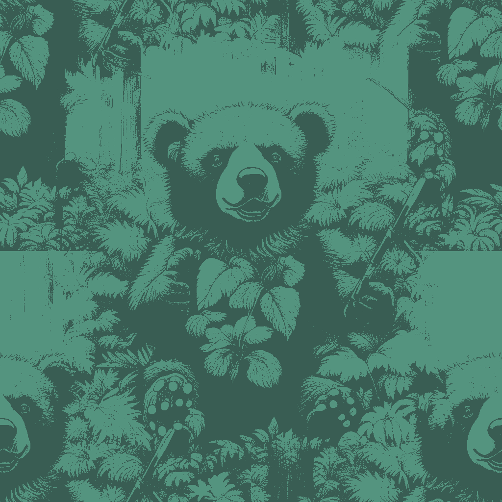 Bears Repose in Olive